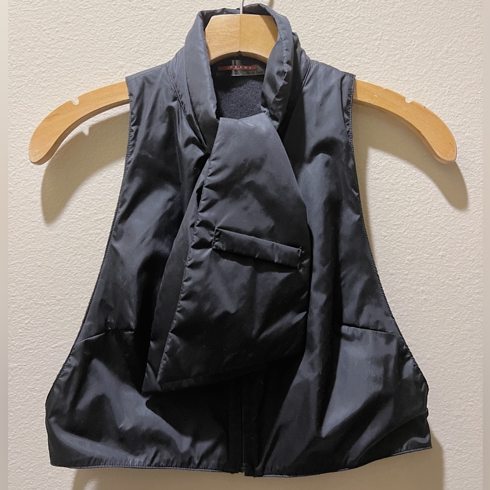 Prada | Muscle Puffer Vest with Tie